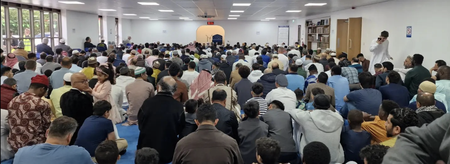 Eid prayer at York Mosque